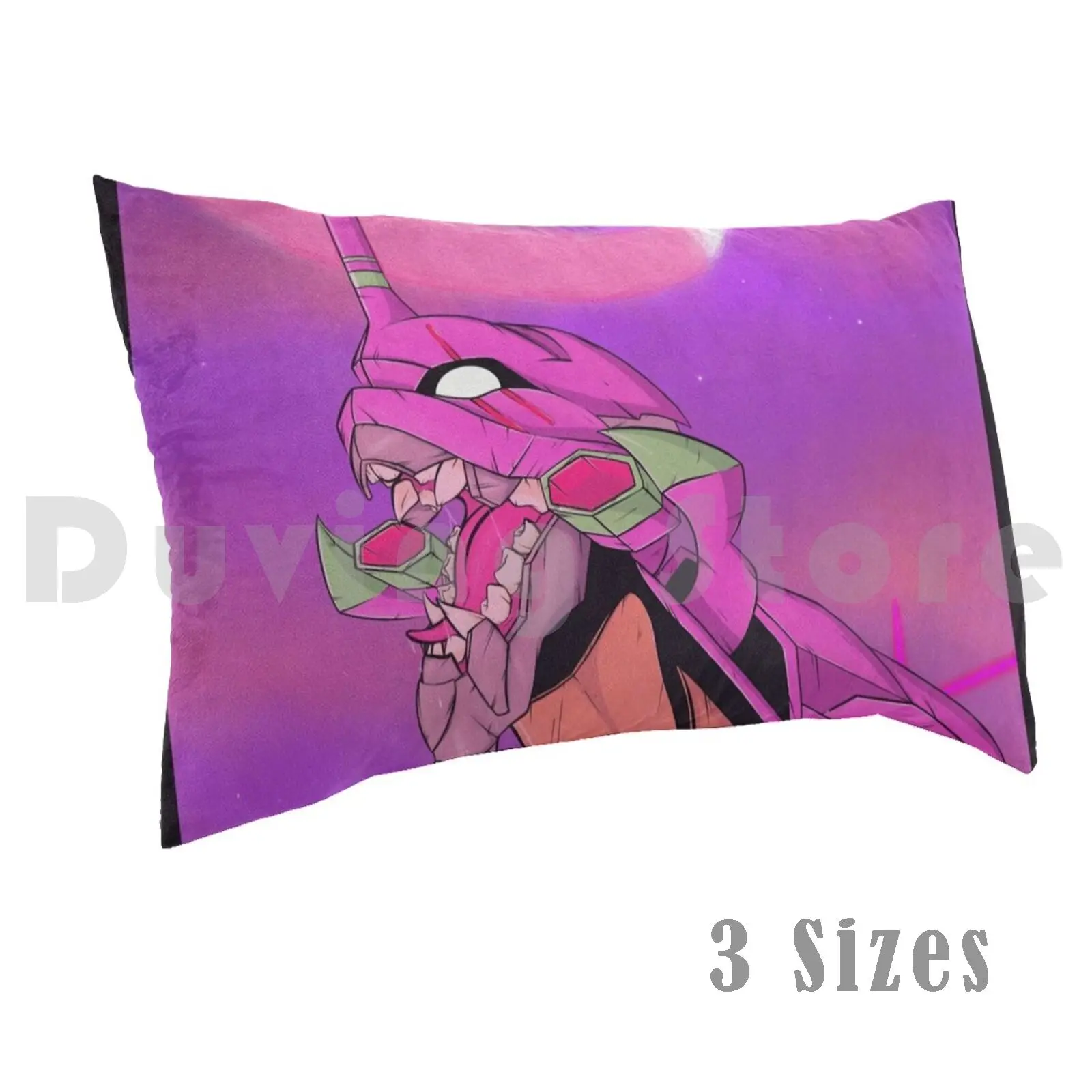 Eva-01 Pillow Case Printed 50x75 Gianax Shinji Ikari Asuka Langley Anime 90s Anime Retro