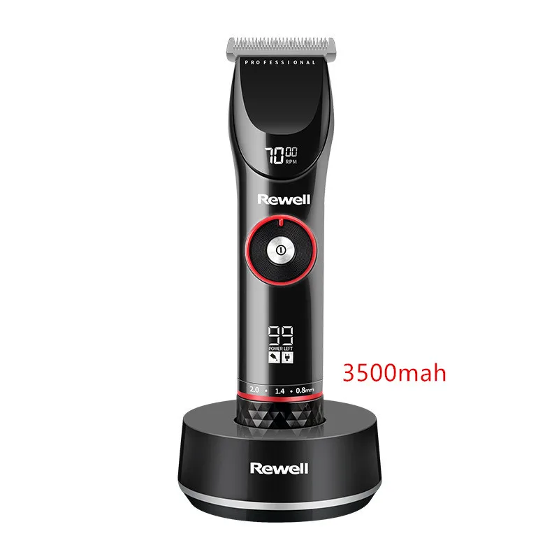 Hair Clipper Salon Professional Electric Scissors Barber Hairdressing Tools Rechargeable Trimmer Lithium Battery 3500 mAh 10H