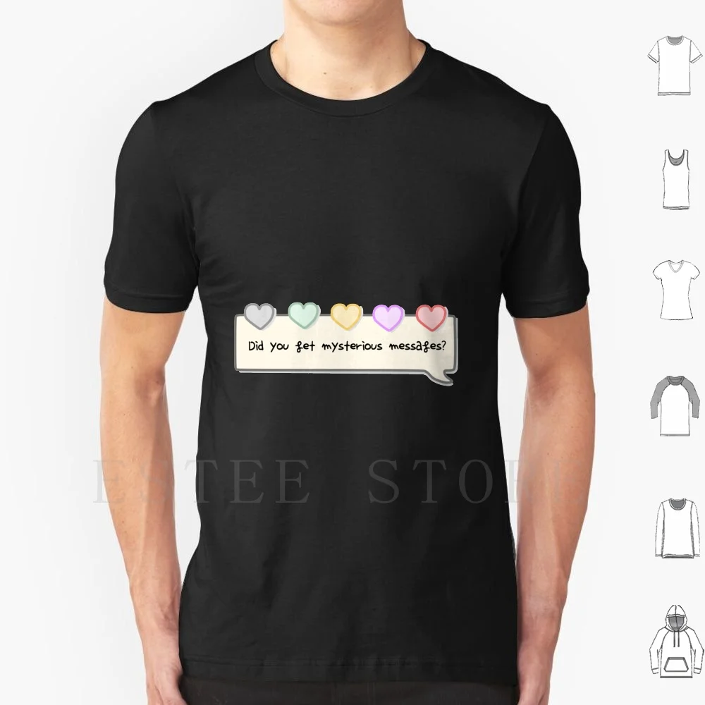 Did You Get Mysterious Messages ? T Shirt Print Cotton Mystic Messenger Mysme Luciel 707 Jumin Zen Jaehee Yoosung Did You Get