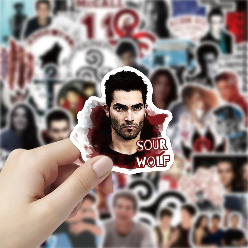 10/30/50pcs Teen Wolf TV Show Stickers Graffiti DIY Phone Skateboard Fridge Laptop Luggage Waterproof Decals Sticker Kids Toy