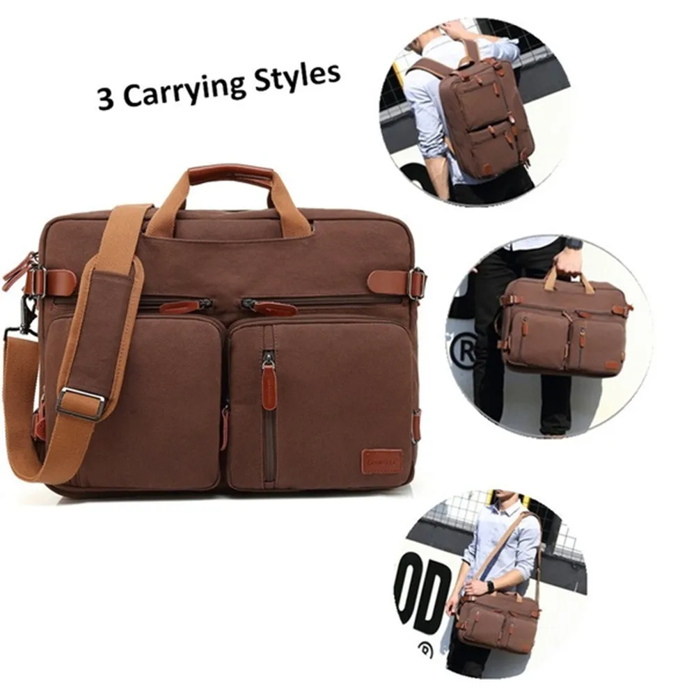 New Convertible Shoulder Backpack 15.6/17.3 Inch Laptop Backpack Handbag Business Travel Anti-Theft Backpack Student Backpack
