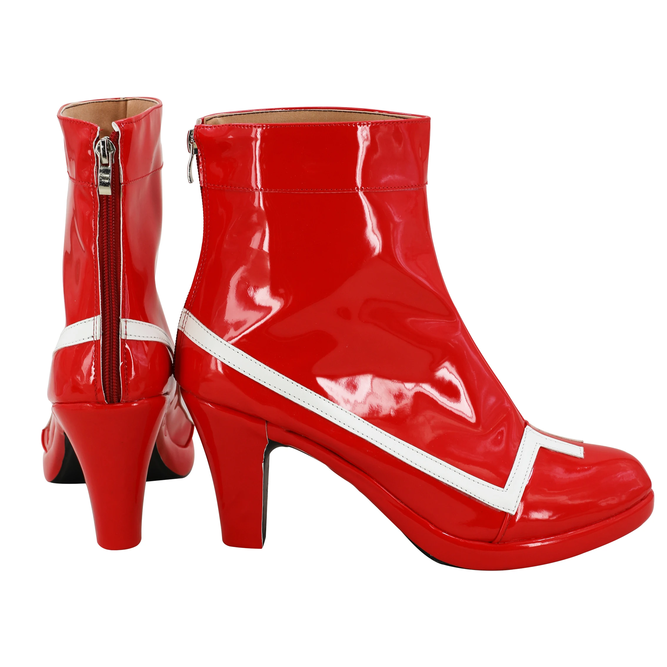 Darling In The Franxx Zero Two Code 002 Red High Heel Cosplay Shoes Boots Adult Halloween Party Cosplay Costume Accessories