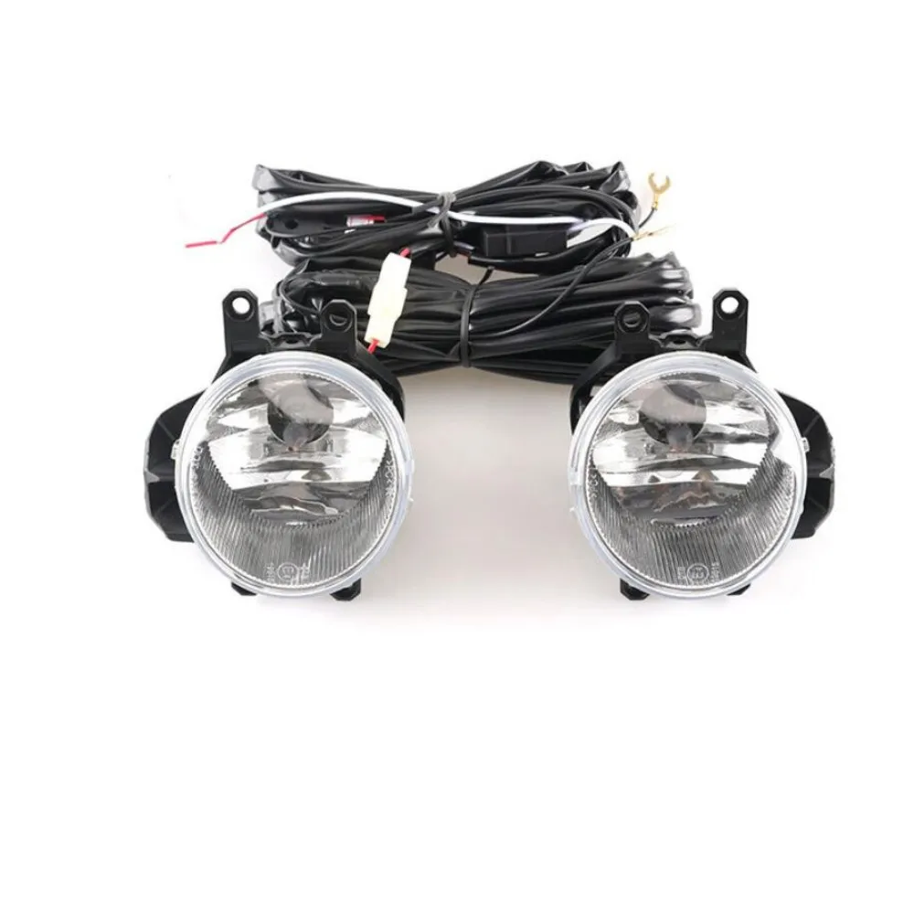 July King Car Fog Lamp Assembly With Cover Case for Toyota Yaris 2017 2018, 4300K Halogen Blub + Cover + Harness + Switch