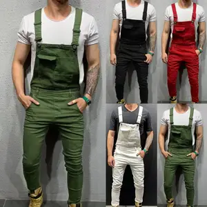 Carpenter Jeans Jumpsuit, Men's Drark Jumpsuit, Biker Jean Motorcycles, Harajuku Long Jumpsuit, Streetwear, Plus Size, Summer, New 8 Main Sales Motor Motor - №8