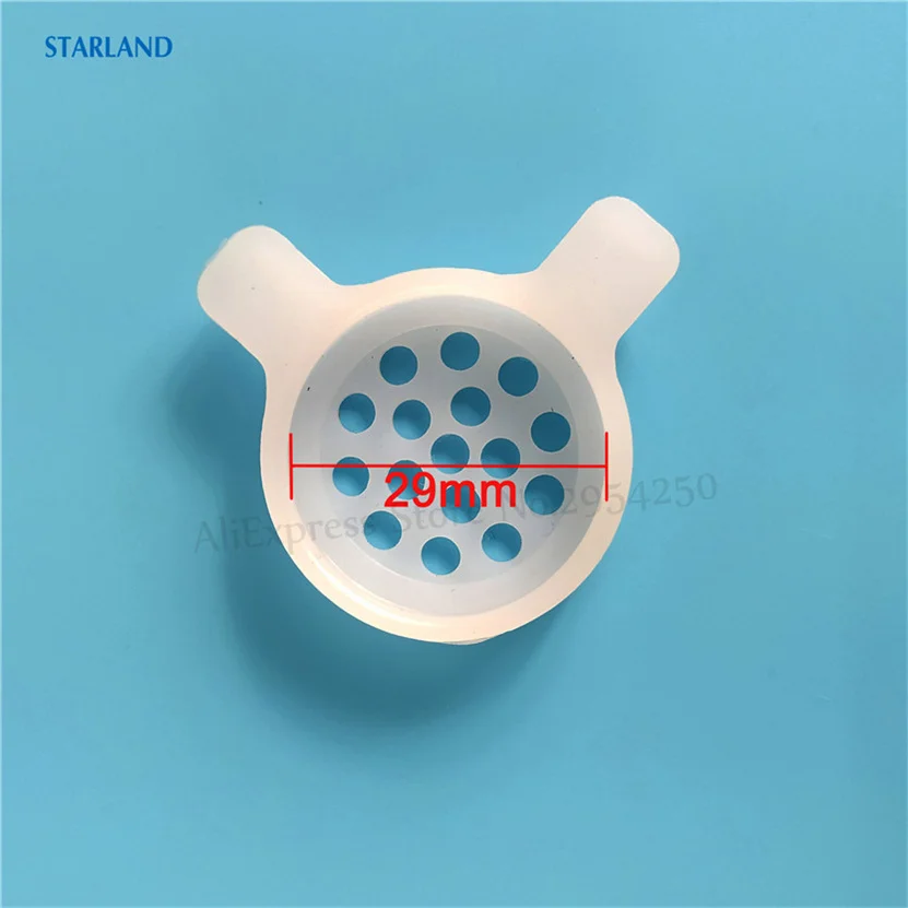 5Pcs Ice Cream Machine Magic Nozzles Soft Ice Cream Modeling Caps Ice Cream Maker Part Plastic Lids