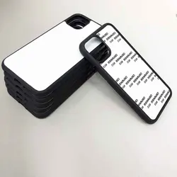 5pcs Sublimation Phone Case Rubber TPU  For iPhone 16 15 15 pro max 14 13 12 12 pro 12 11 With Aluminium Plate