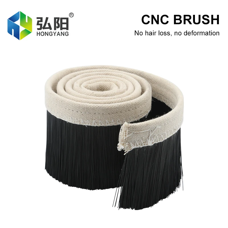 1M 70mm 100mm Brush Type Vacuum Cleaner Dust Cover For Engraving Machine, CNC Milling Spindle Motor Machine Dust Collector Brush