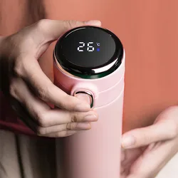 Stainless Steel Smart Water Bottle Thermos Temperature Display Vacuum Flask Portable Thermose Coffee Tea Cups Christmas Gifts