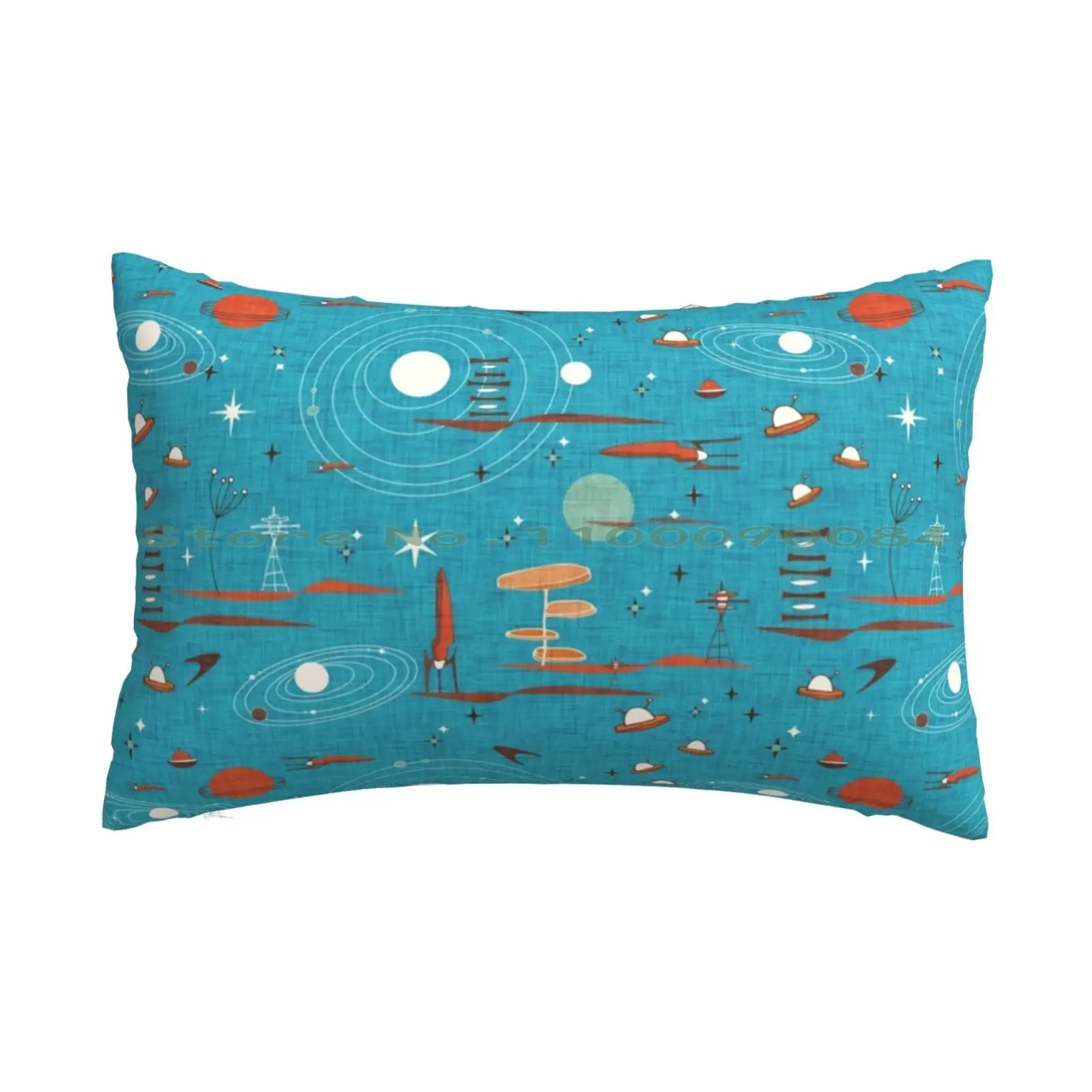 Intergalactic Adventures Blue Pillow Case 20x30 50*75 Sofa Bedroom Roberto Baggio Italy Football Soccer Long Rectangle