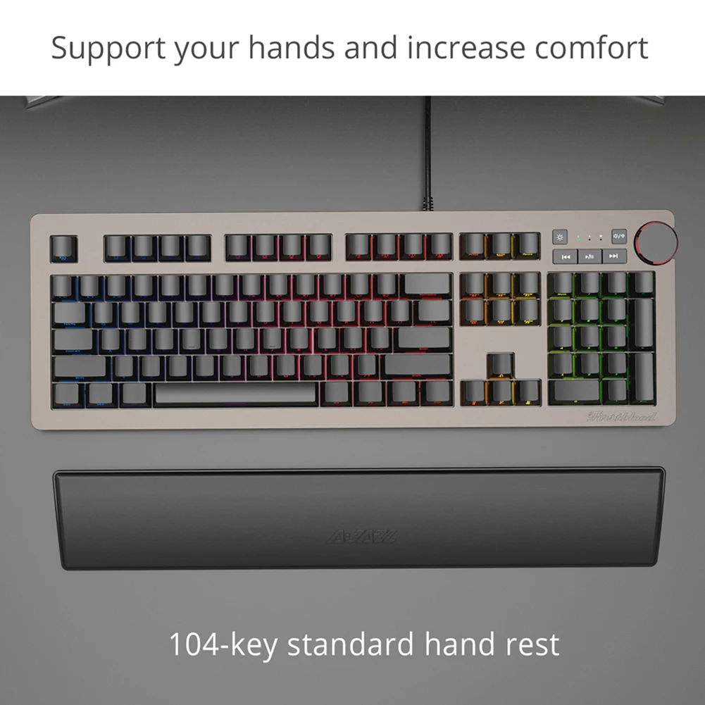 Ergonomic Memory Foam 104/87/61 Keys Gaming Keyboard Wrist Rest Anti-Slip Office Support Mat For Office PC Desktop Gamer