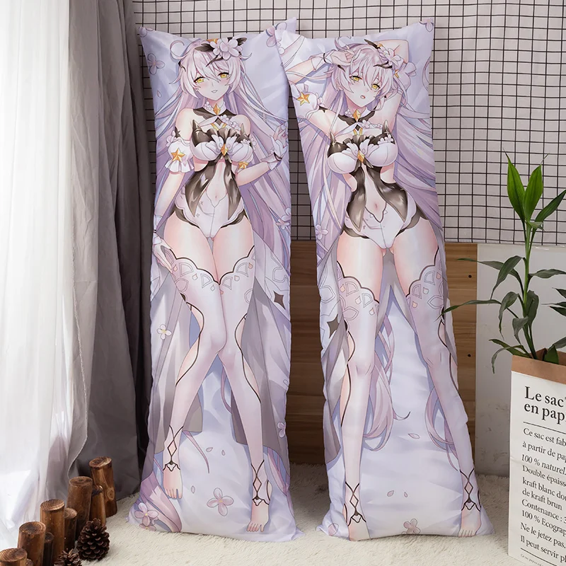 

Mobile Game Honkai Impact 3 Dakimakura Kiana Kaslana Body Pillow Cover Case 150CM 160CM 180CM Hugging Pillowcase