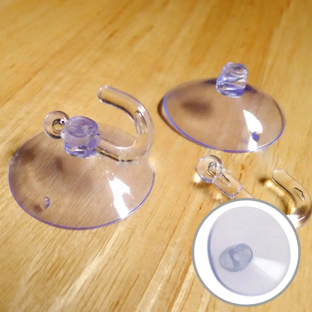 Transparent Suction Cup Without Hook Without Vacuum Strong Cup Sticking Suction Hook Hook Suction Hook Cup Glass C1N6