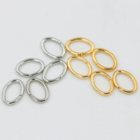 300pcs 500pcs 4 5 7mm Oval Jump Rings Split Rings Connectors For Diy Jewelry Finding Making Open Metal Rings Wholesale Supplies