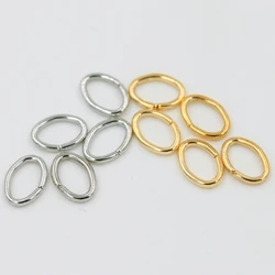 300pcs 500pcs 4 5 7mm Oval Jump Rings Split Rings Connectors For Diy Jewelry Finding Making Open Metal Rings Wholesale Supplies