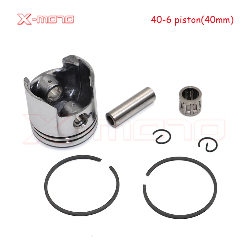 49CC (44-6) or 47CC (40-6) Engine Cylinder Head With Piston Pin Full Kit For 2 Stroke Mini Dirt Bike ATV Quad Pocket Bike