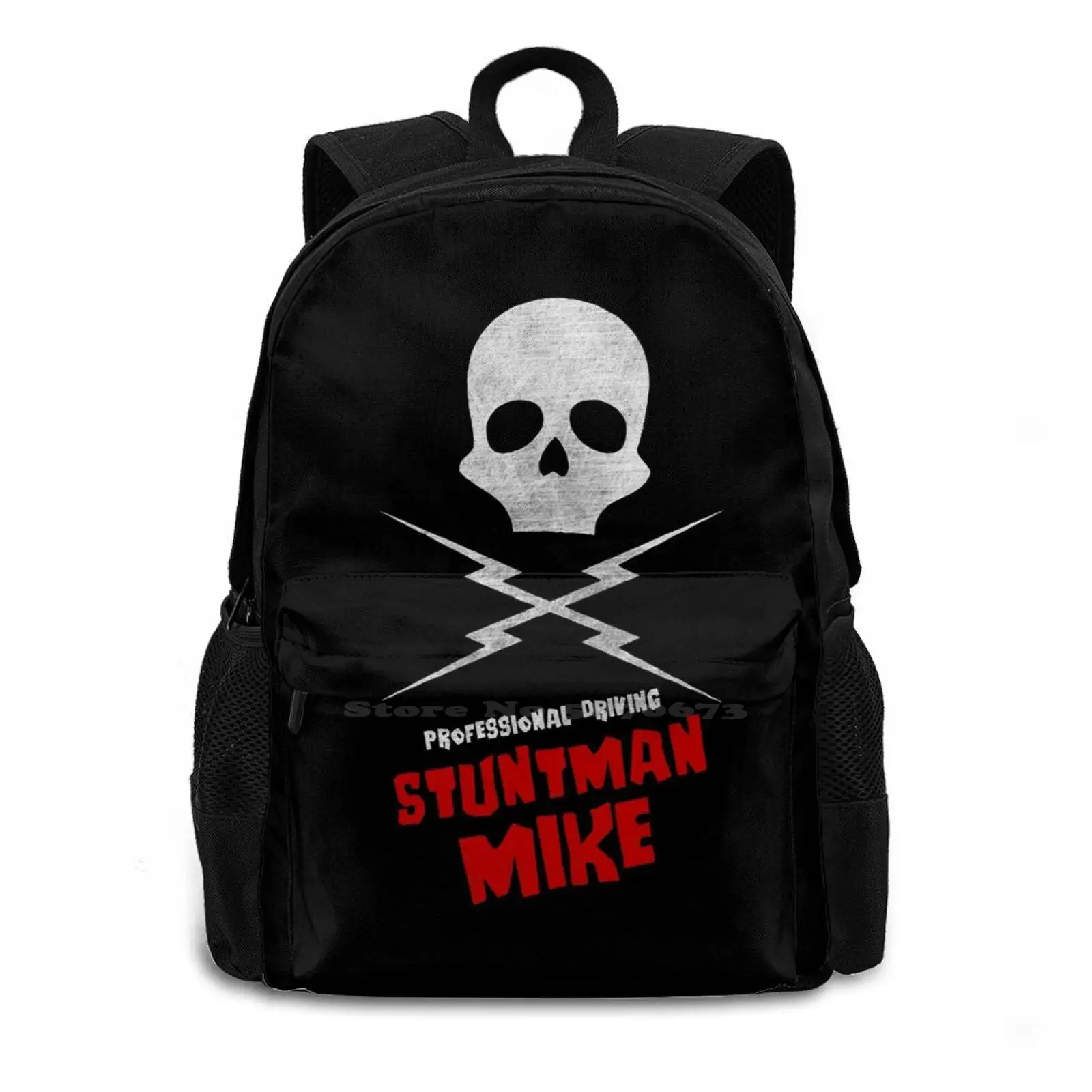 Stuntman Mike Large Capacity School Backpack Laptop Travel Bags Death Proof Kurt Russell Horror Grindhouse Planet Terror