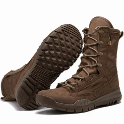 Men's Tactical Boots Non-slip Wear-resistant Outdoor Boots Desert Combat Boots Hiking Shoes Boots Male Shoes New