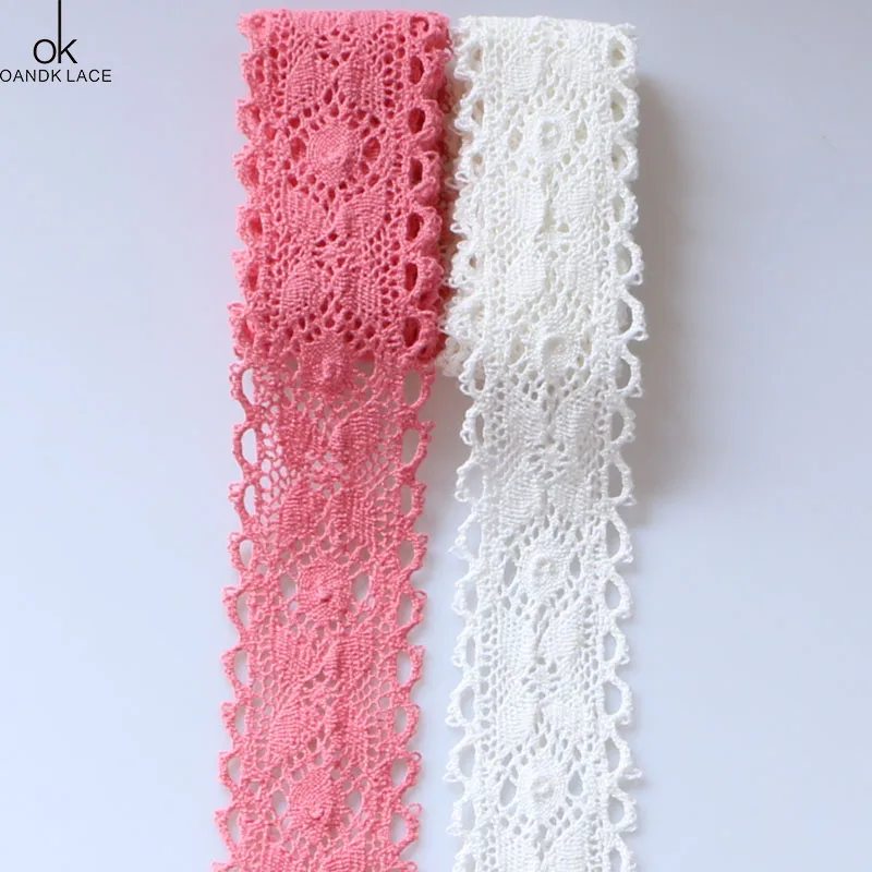 8 yard crochet di lavoro a maglia di cotone del merletto di alta qualità del merletto del cotone indumento di cucito scrapbook processo di accessori