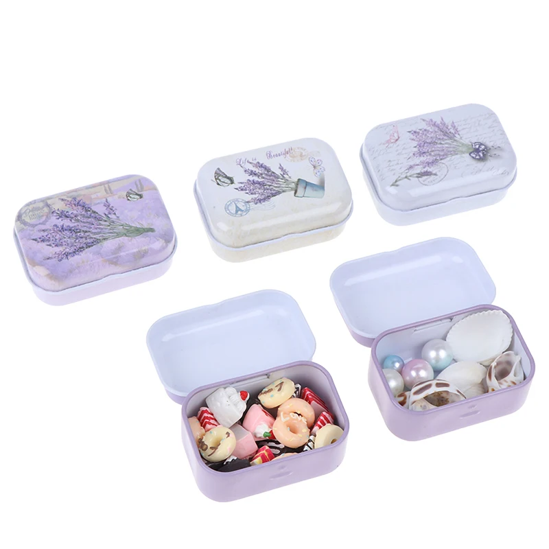 Portable Pill Box Metal Packing Tin Jar Boxes Small Medicine Case Cans Coin Headphones Moisture-proof Travel Pill Box 12 Styles