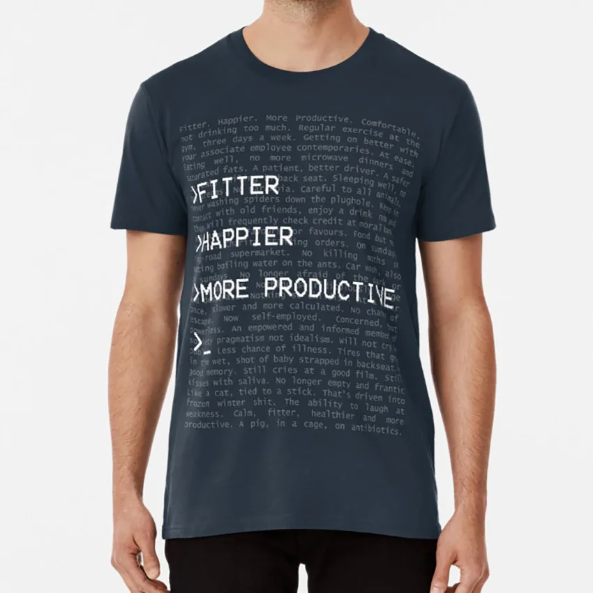 Radiohead Ok Computer Fitter Happier T-Shirt