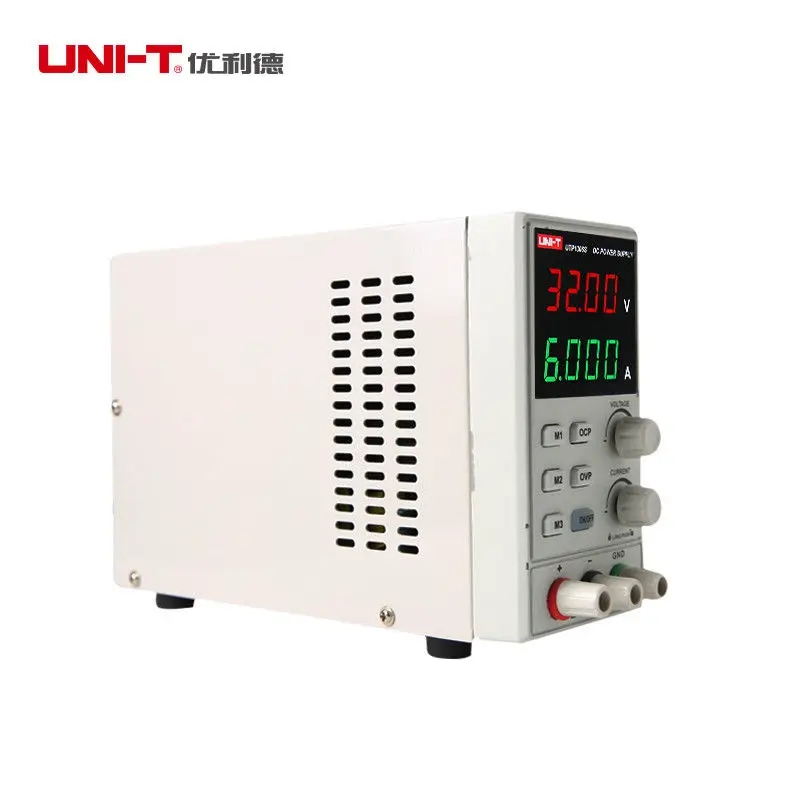 Imagem -04 - Uni-t-single-channel Switching dc Power Supply Estabilizador Regulador de Tensão Instrumento de Laboratório 4bits Display Utp1306s 32v 6a