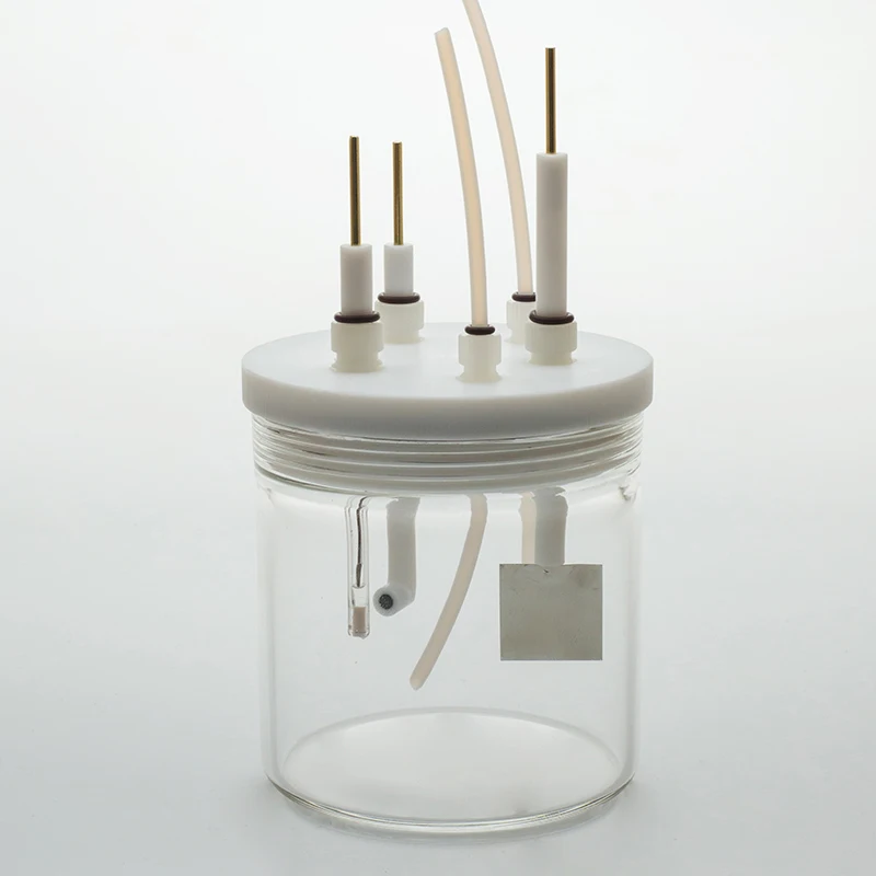 Герметичный электролитический элемент C001, прямой, с пятью портами, герметичный электролитический элемент, трехэлектродная система, обычный электролитический элемент