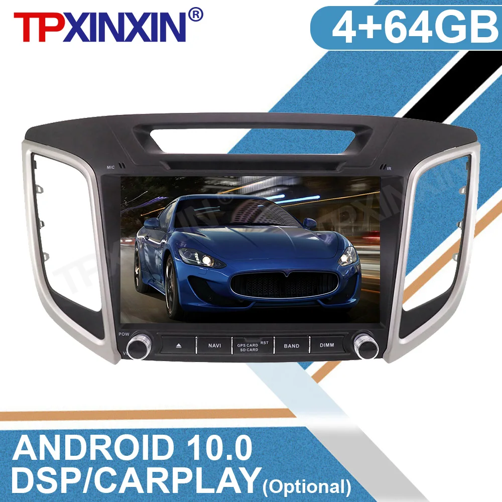 

Android For Hyundai CRETA IX25 2014 2015 2016 2017 2018 2019 Car Stereo Audio Radio Multimedia Player Head Unit GPS Navigation