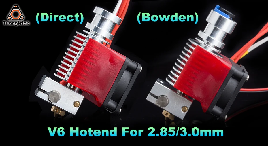 C Trianglelab V6 2,85/3,0mm Hotend 12V/24V Remote Bowen Print J-kopf Hotend und Lüfter Halterung Für HOTEND Für PT100 – Detail 2