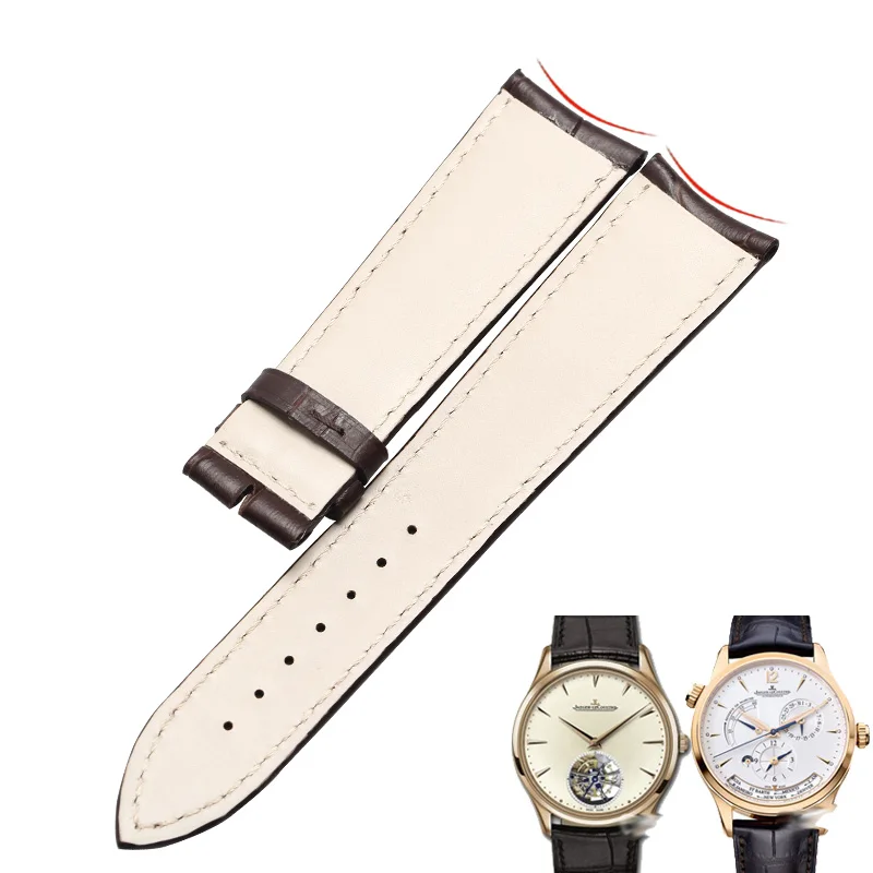 wentula watchbands for Jaeger-LeCoultre Q1368420/Q154842 calf-leather band cow leather Genuine Leather leather strap watch band