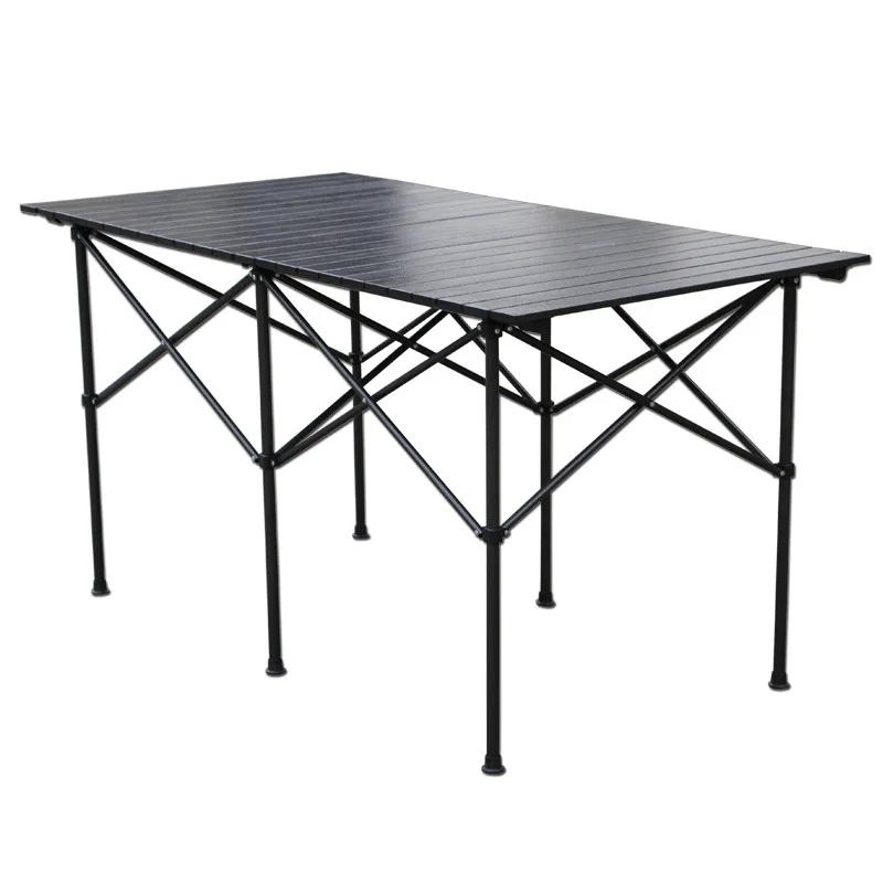 Portable Camping Folding Table, Outdoor Table Stand, Dining Table, Aluminum, Simple Promotion, Household Table