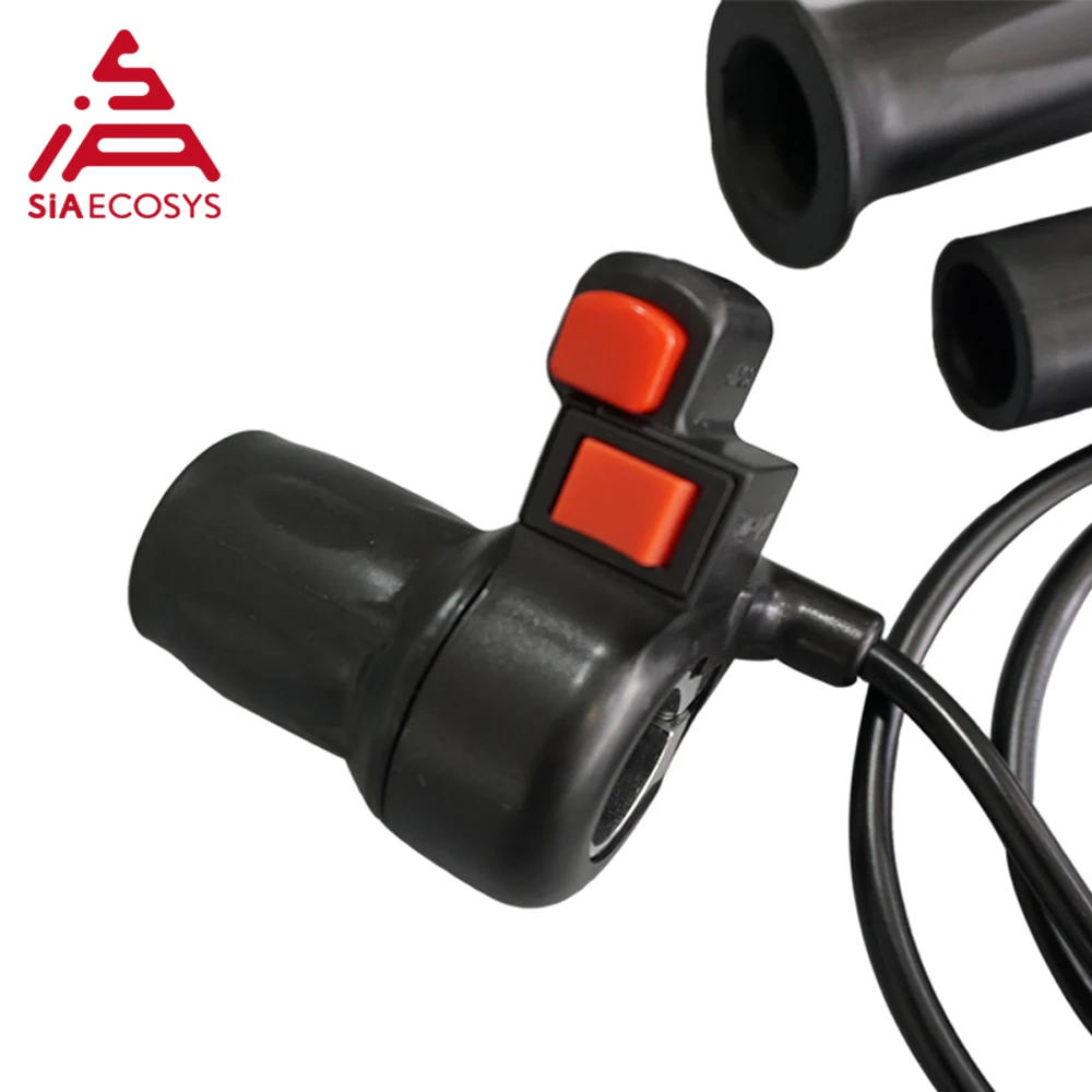 QS Half Twist Throttle com Speed Toggle Switch com botões On-off para Electirc Bike Scooter elétrico