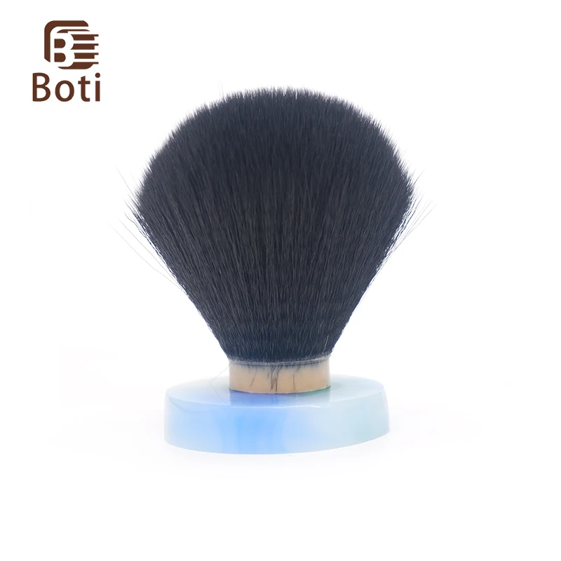 Boti Brush-Black Synthetic Hair Knots Bulb Type Daily Exclusive Beard Care Tool Handmade Beard Shaping Kit