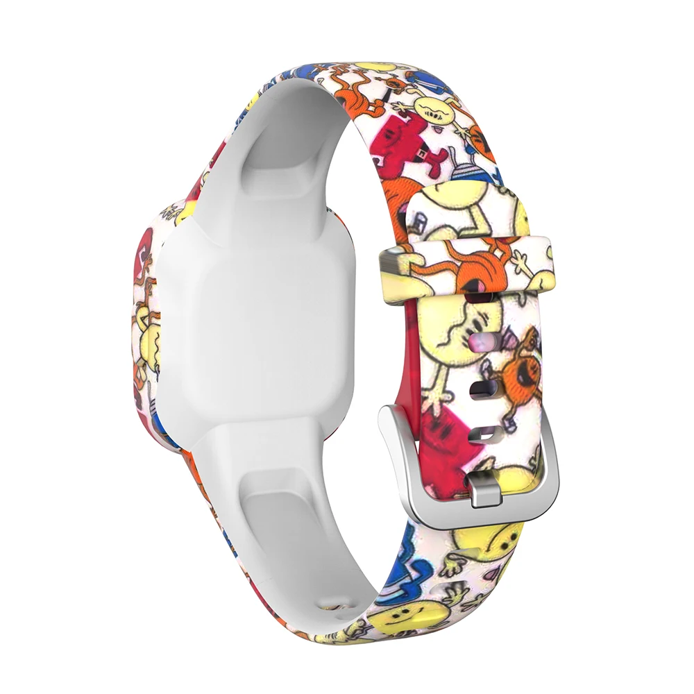 سيليكون شريط للرسغ للغارمين صالح JR3 سوار معصمه استبدال مربط الساعة ل GarminFit JR3 الأطفال حزام (استيك) ساعة