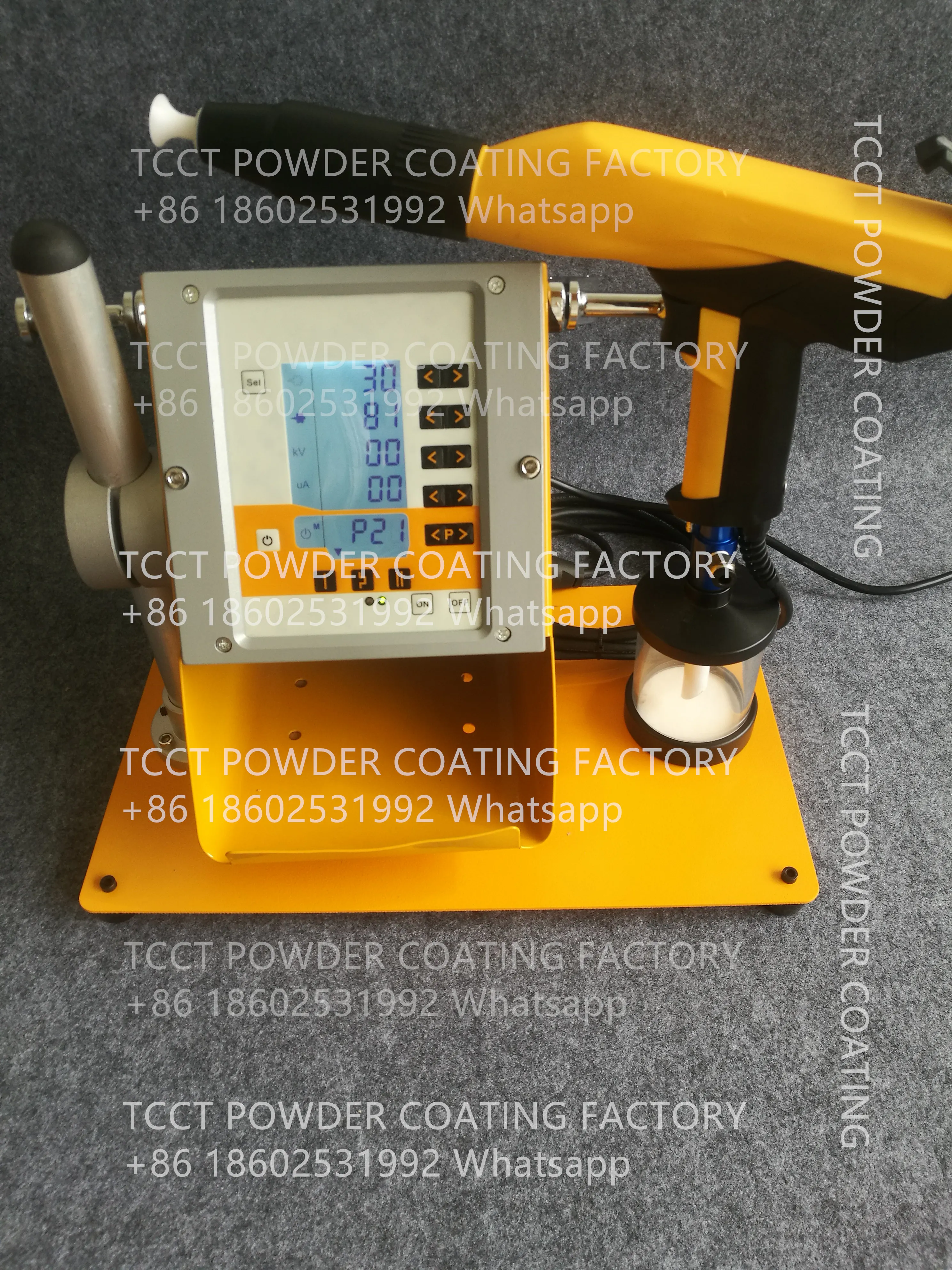 portable electrostatic powder coating machine experiment lab test machine TCCT OPTISTAR