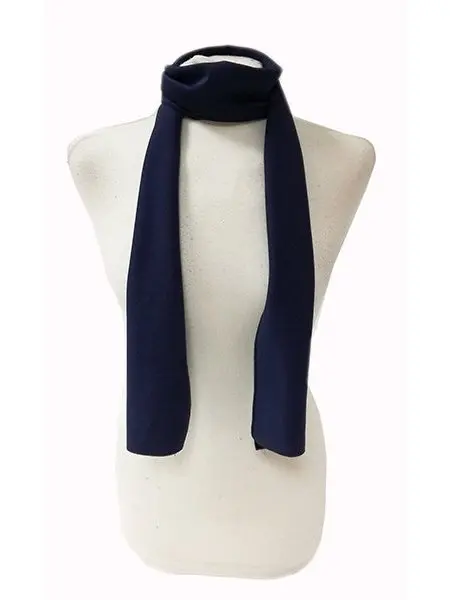 Long knit scarf, dark blue. Women's scarf in navy, very comfortable and easy to look