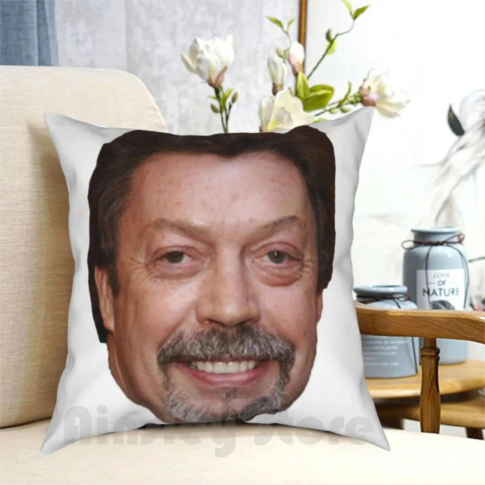 Tim Curry Pillow Case Printed Home Soft Throw Pillow Tim Curry Tim Curry It Penny Wise Clown Horror Franknfurter Funny