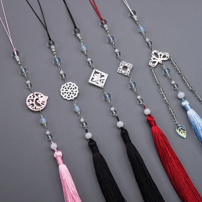 Chinese DIY Tassel Waist Pendant Keychain Crafts Gift Jewelry Accessories Vintage Clothing Women's Bag Charm Personalized Gift