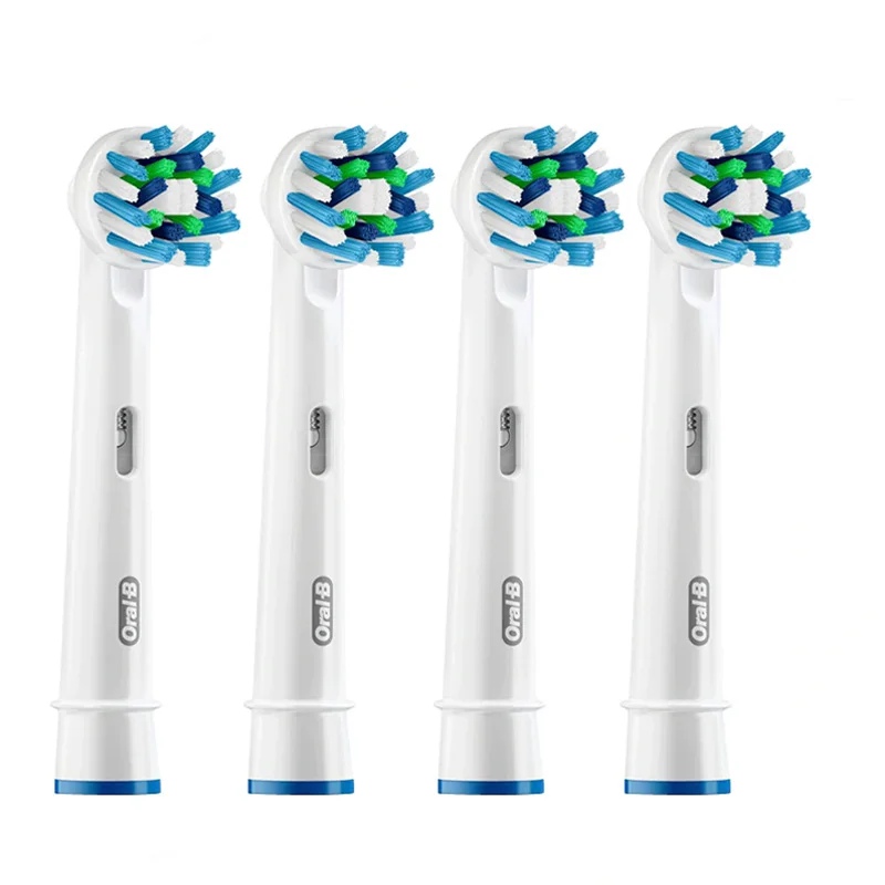 Oral B Electric Toothbrush Heads EB50 Cross Action Replacement Brush Head German Imported Genuine Original Oral B Brushing Heads