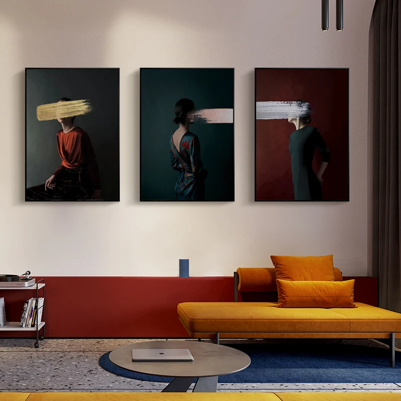 Graffiti Art Figure Painting Poster Canvas Wall Art Nordic Fashion Vintage Women Gilr Printings Picture Modern Home Decor Poster