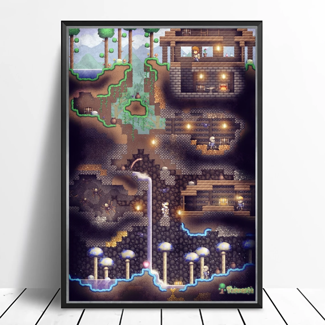 Terraria Video Game Canvas Poster Home Wall Painting Decoration (No Frame)