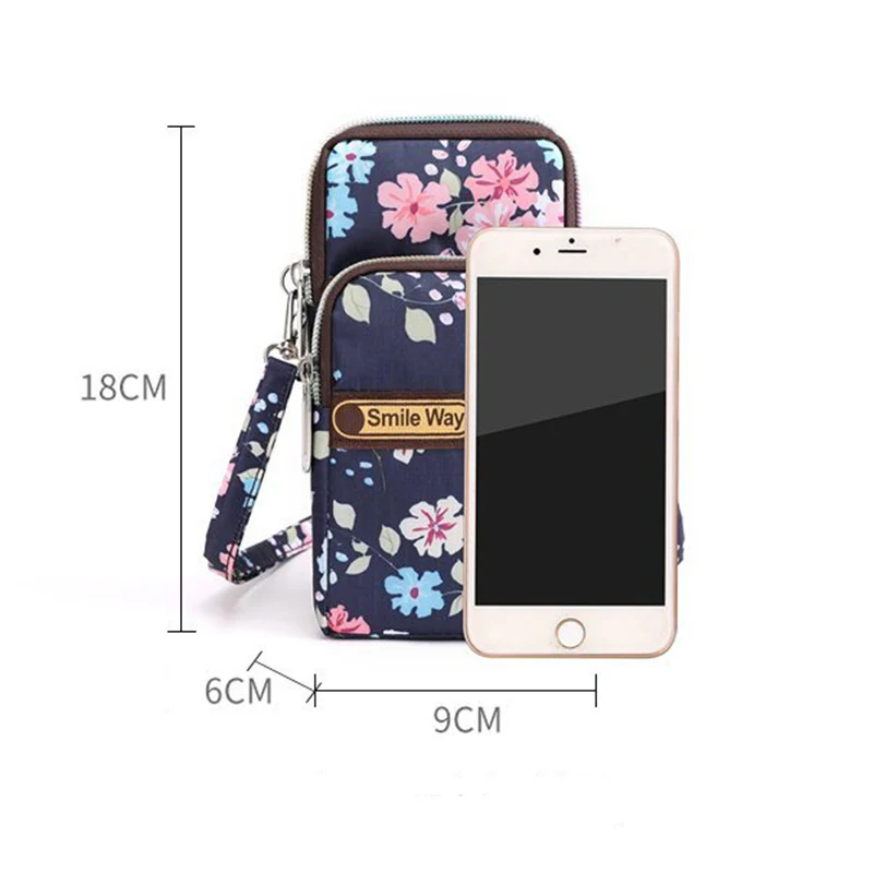 Fashion New Women Mini Crossbody Shoulder Bag Girls Female Multifunction Mobile Phone Pouch Case Belt Handbag Purse Wallet 50