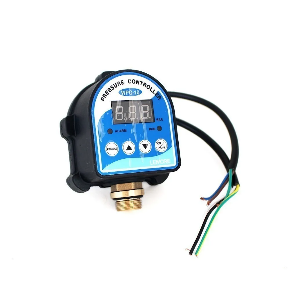 Automatic Air Pump Water Oil Compressor Pressure Switch For Water Pump Digital Display Eletronic Pressure Controller