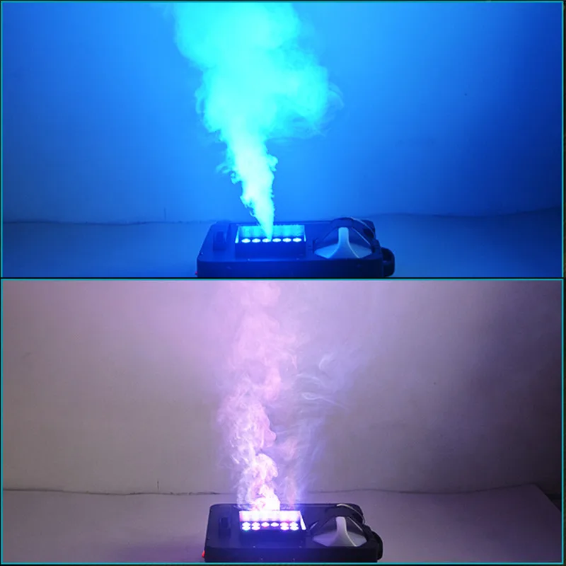 Snelle Verzending Disco 24X9w Rgb Led Rookmachine DMX512 Vertical Fogger Ejector Dj Disco Concert Stage Licht Upspray Fog Machine