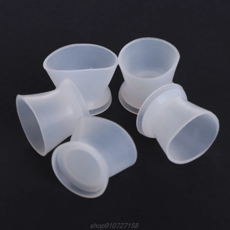 5 Pcs Silicone Cup Tattoo Ink Color Pigment Makeup Permanent Cosmetic Mold D31 20 Dropshipping