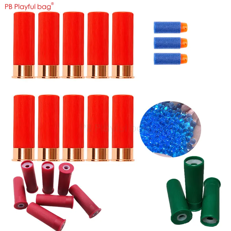 

Playful bag AKA R1 M870 gel ball gun bullet shell UDL XM1014 M870 soft bullet shell Decorative CS sport parts DIY toys QI76