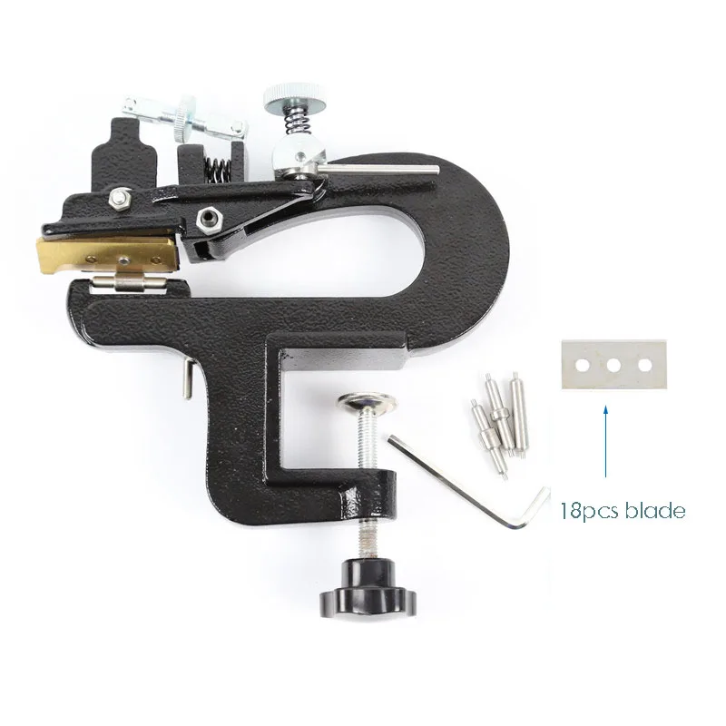 ER809BP Leather Splitter,RCIDOS leather Paring Device kit,Max 35mm width,Leather Skiver,vegetable tanned leather peeler