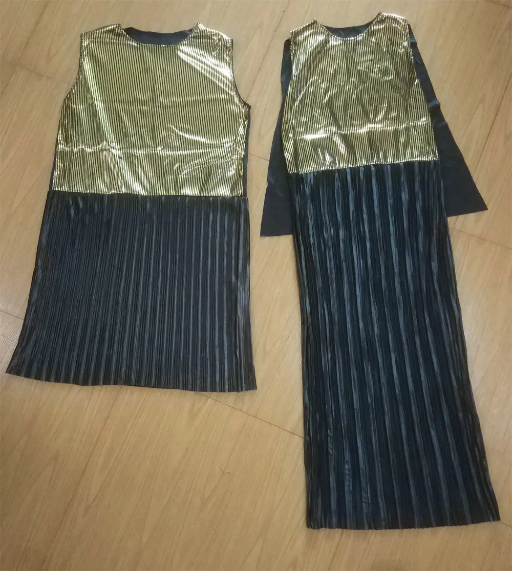 Disfraz de Príncipe Faraón Egipcio para niños y niñas, traje de princesa Cleopatra para fiesta de Halloween, negro y dorado