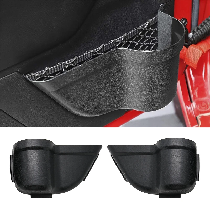 2 Stück Tür-Getränkehalter Aufbewahrungstaschen Organizer für Jeep Wrangler JK 2011–2018
