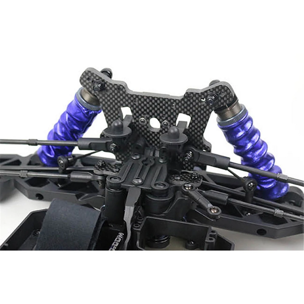 Carbon Fiber Shock Absorber Bracket Front Rear Shock Tower Mount for TEKNO ET48 2.0 RC Car Parts