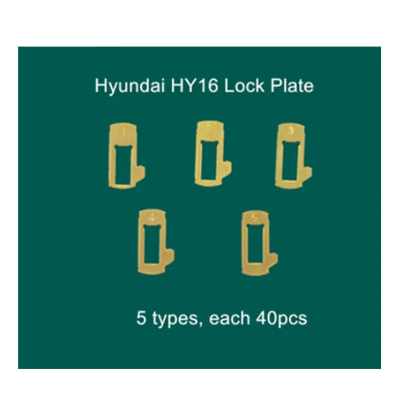 200 sztuk/partia blokada wafel HY16 blokada samochodu zestaw naprawczy AccessoriesCar blokada trzciny płyta dla Hyundai Elantra dla Kia K2 K3 Fort